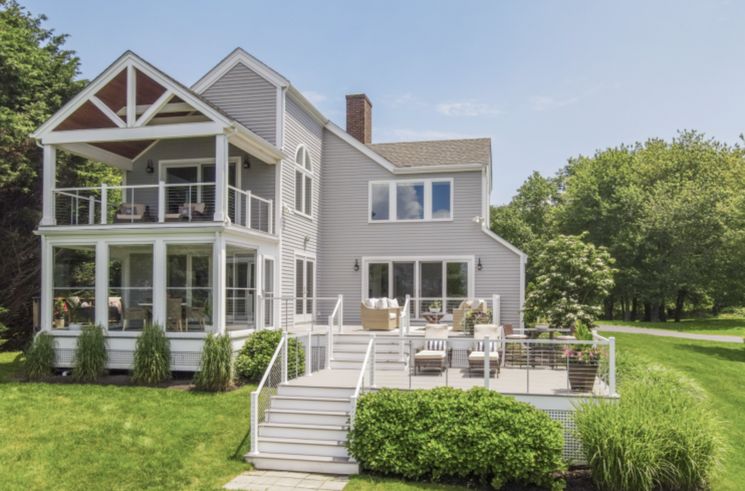 A Modern Waterfront Retreat: Lila Delman Compass Announces $3.9M Jamestown Sale